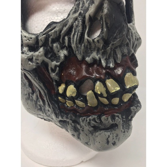 California Costume Collections Inc. Zombie Skeleton Bloody Horror Face Mask - Picture 10 of 12